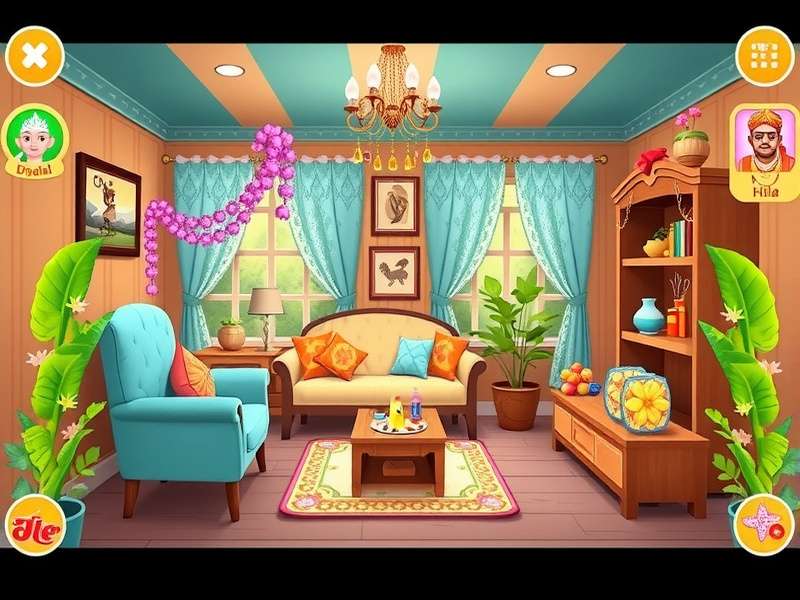 Homescapes Home Transformation gameplay screenshot